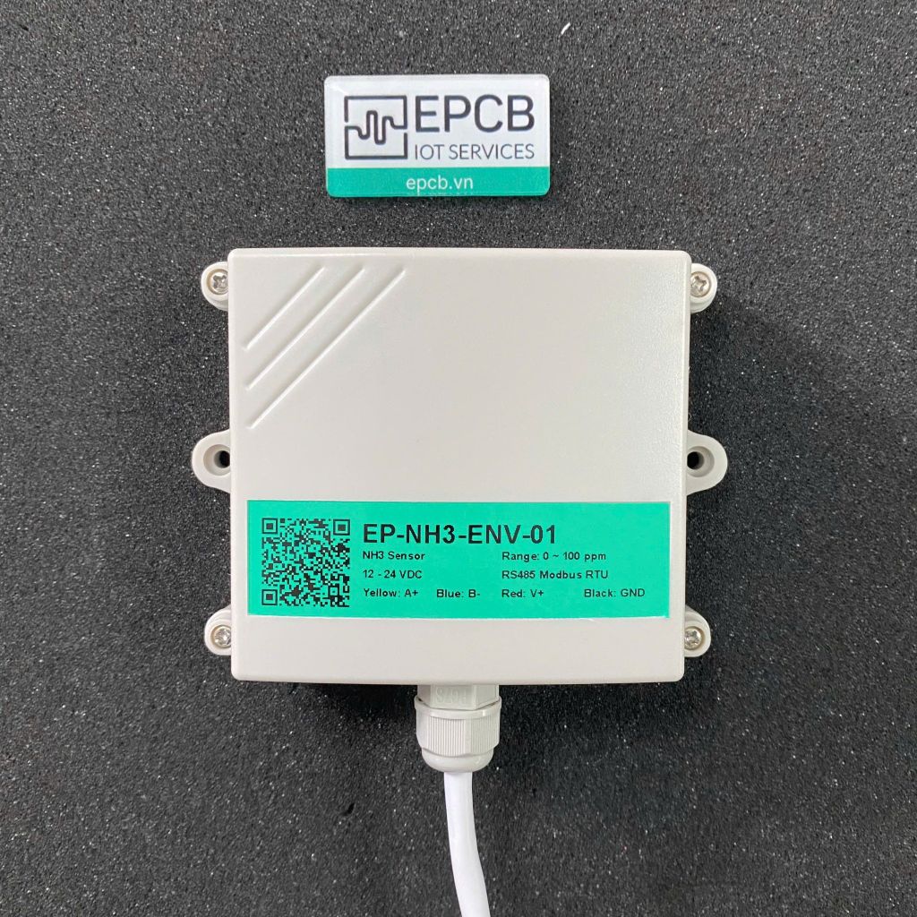 Cảm biến đo nồng độ khí NH3 EP-ENV-NH3-01 (RS485 | 4-20mA)