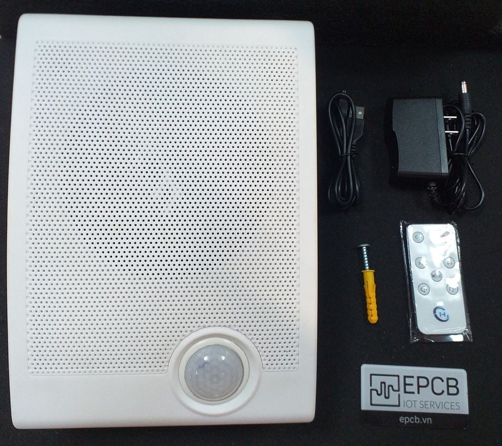 Loa nhắc nhở hồng ngoại bằng giọng nói hướng dẫn ga tàu, công trường ED-JRB-205