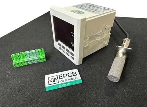 Cảm biến và bộ điều khiển nhiệt độ, độ ẩm giao tiếp công nghiệp CJ-602-T