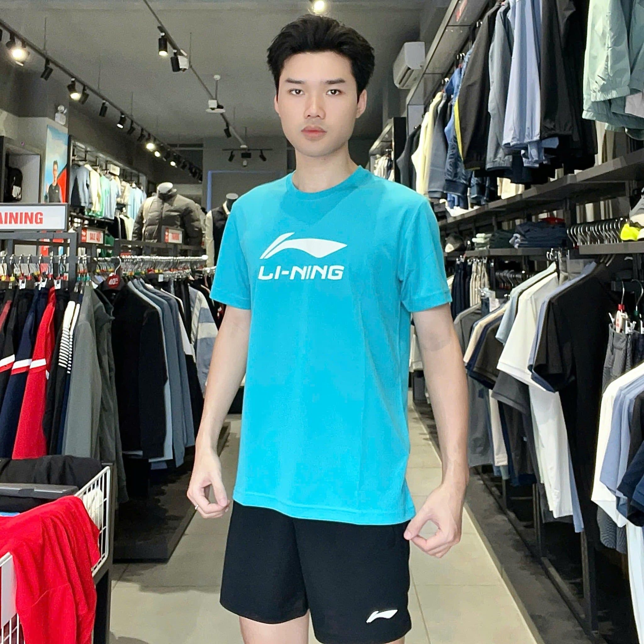  Áo T-shirt Cầu Lông, Pickleball Nam Li-ning P-ATSU493-3 