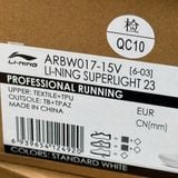  Giày chạy bộ Nam Li-Ning SUPER LIGHT 23 ARBW017-15V 