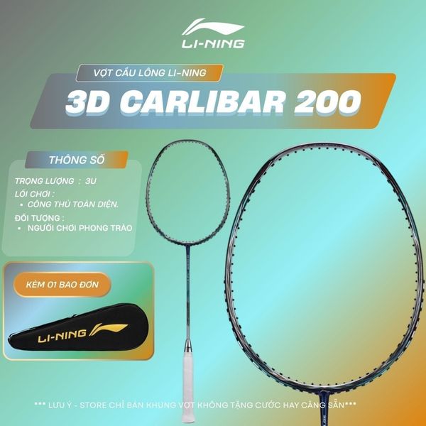 Carlibar Vợt cầu lông chính hãng Li-Ning 3D Calibar 200 P-AYPM394-4 – Li-Ning ...