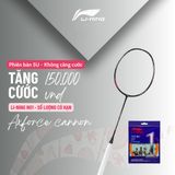  [ DEAL HOT ] Khung Vợt Cầu Lông Axforce Cannon - 5U Black P-AYPT307-5E + [Tặng cước] 
