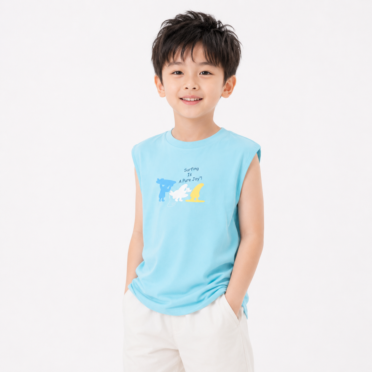  Áo ba lỗ Bé Trai Li-ning YVSW009-2V 