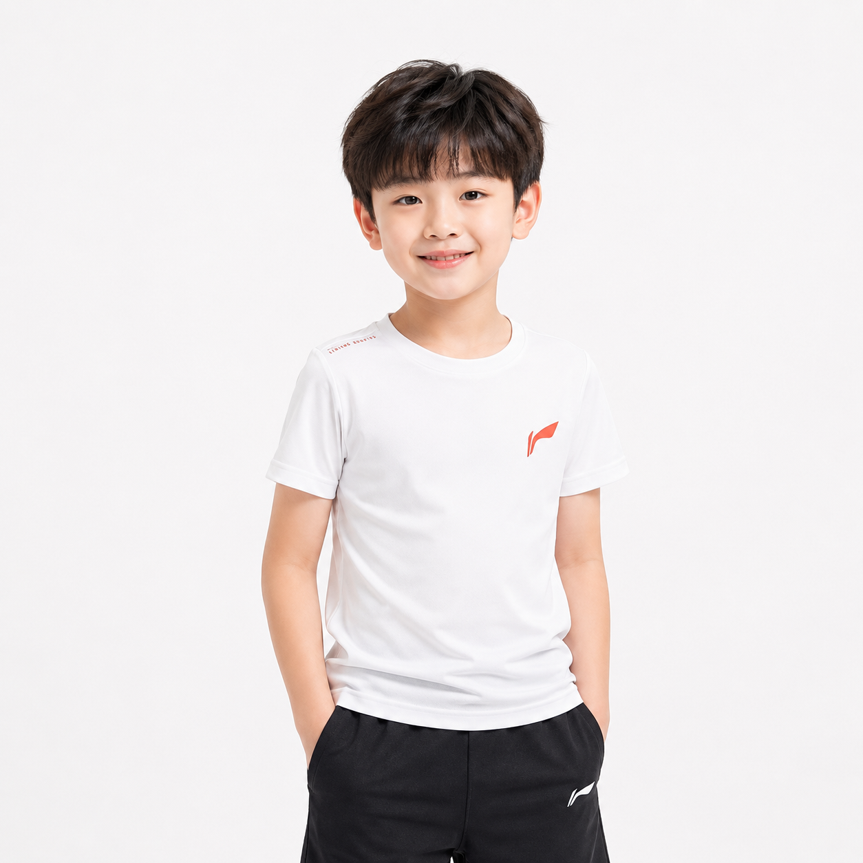  Áo T-shirt Bé Trai Li-ning YTSW007-1V 