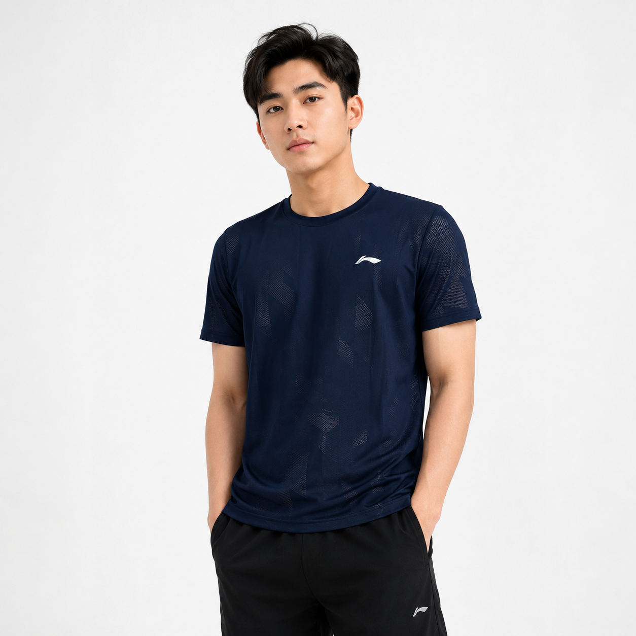  Áo T-shirt Nam Li-Ning ATSW879-2V 