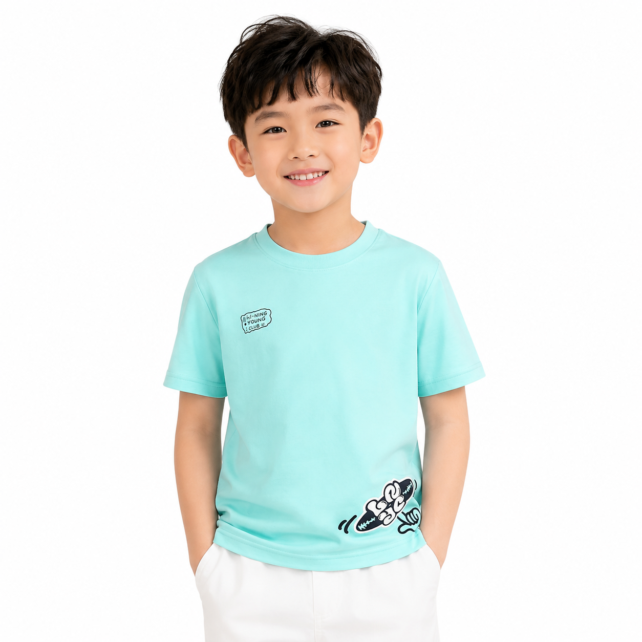  Áo T-shirt Bé Trai Li-Ning YHSV095-3V 
