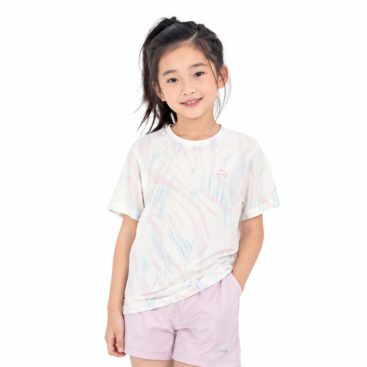  Áo T-shirt Bé Gái Li-Ning YTSV128-1V 