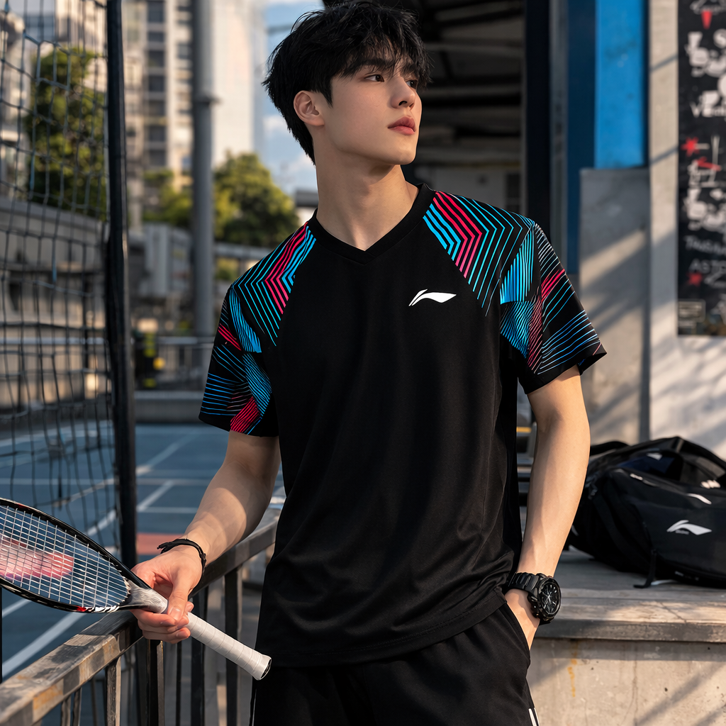  Áo T-shirt Cầu Lông, Pickleball Nam Li-ning P-AAYV157-1V 