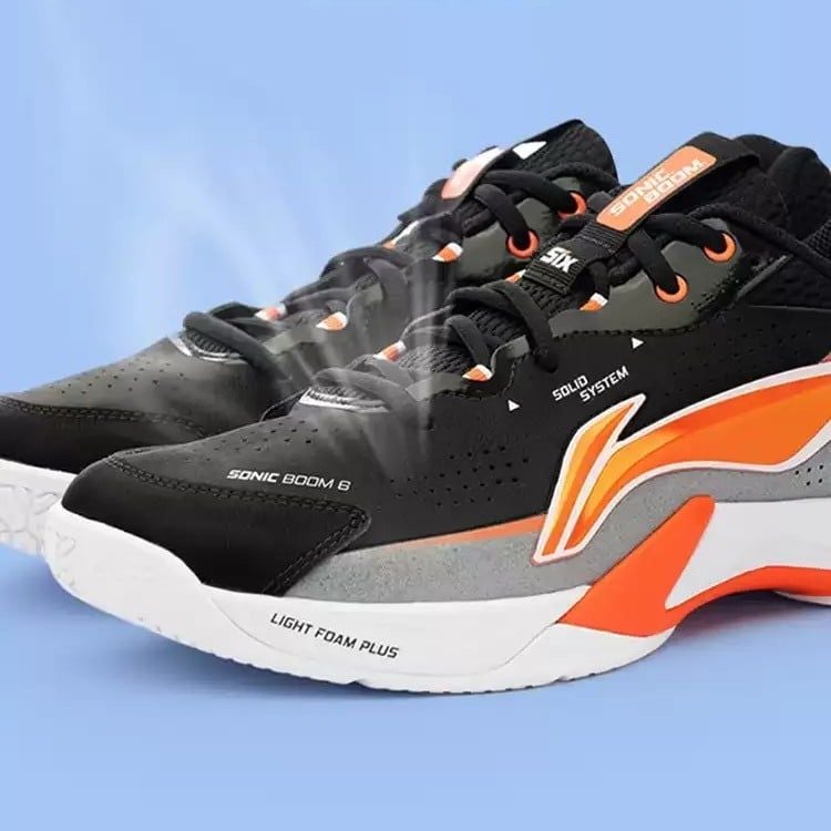  Giày cầu lông Unisex Li-Ning SONIC BOOM VI  P-AYZW011-1V 