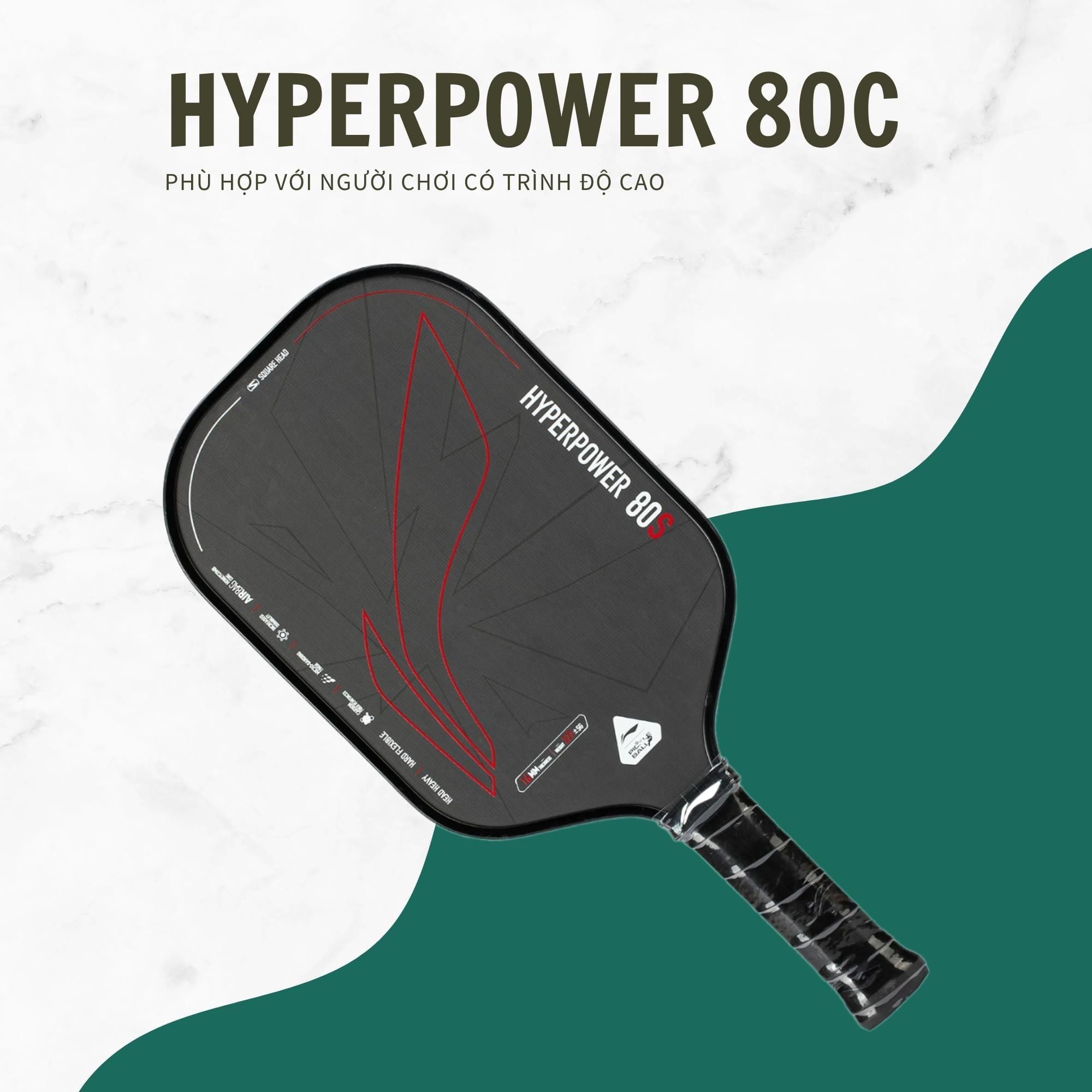  Vợt Pickleball chính hãng Li-Ning Hyperpower 80C ACPV007-16 