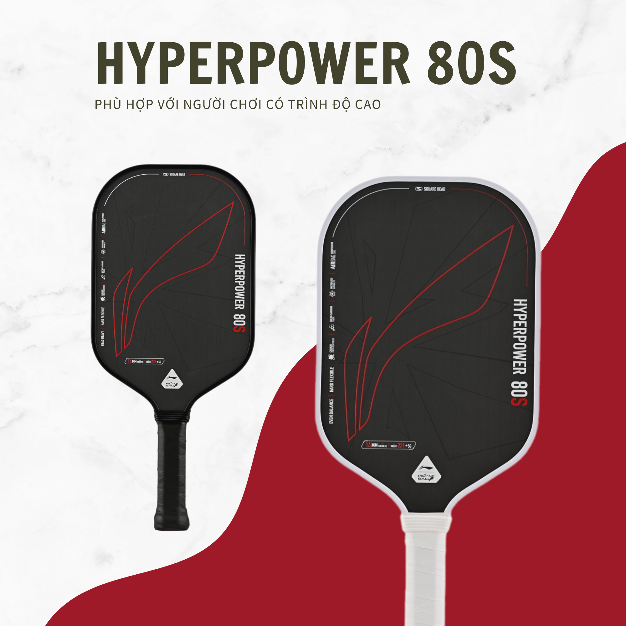  Vợt Pickleball chính hãng Li-Ning Hyperpower 80S 