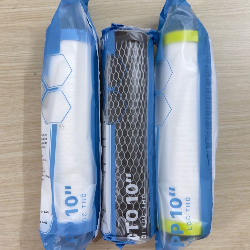 [RẺ VÔ ĐỊCH] LÕI LỌC NƯỚC 123 ĐẠI VIỆT PP-CTO-PP CHÍNH HÃNG L2 DÙNG CHO MÁY LỌC NƯỚC DAIKIOSAN, MAKANO, KASUTO, TAKASA