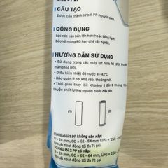 [RẺ VÔ ĐỊCH] LÕI LỌC NƯỚC 123 ĐẠI VIỆT PP-CTO-PP CHÍNH HÃNG L2 DÙNG CHO MÁY LỌC NƯỚC DAIKIOSAN, MAKANO, KASUTO, TAKASA
