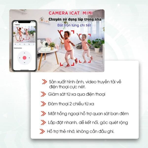 Camera Wifi Thông Minh ICat Mini