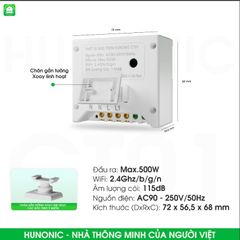 Thiết Bị Chống Trộm Và Báo Khách Wifi Hunonic CT01