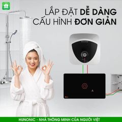 Công Tắc Chống Giật Bình Nóng Lạnh Thông Minh Hunonic Premium