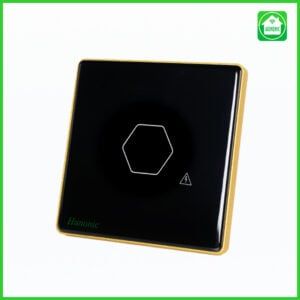 Công Tắc Chống Giật Bình Nóng Lạnh Thông Minh Hunonic Luxury Hình Vuông
