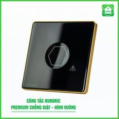Công Tắc Chống Giật Bình Nóng Lạnh Thông Minh Hunonic Premium Hình Vuông