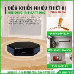 Bộ điều khiển hồng ngoại wifi Hunonic IR Smart Pro, điều khiển Tivi, Điều Hoà qua điện thoại