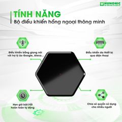 Bộ điều khiển hồng ngoại wifi Hunonic IR Smart, điều khiển Tivi, Điều Hoà qua điện thoại