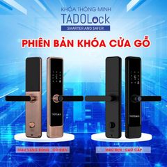 KHÓA THÔNG MINH TADOLock Cửa gỗ (Đen cao cấp)