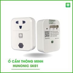 [Ổ cắm thông minh wifi Hunonic SK01] Wifi Điều khiển từ xa qua điện thoại