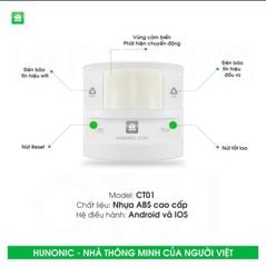 Thiết Bị Chống Trộm Và Báo Khách Wifi Hunonic CT01