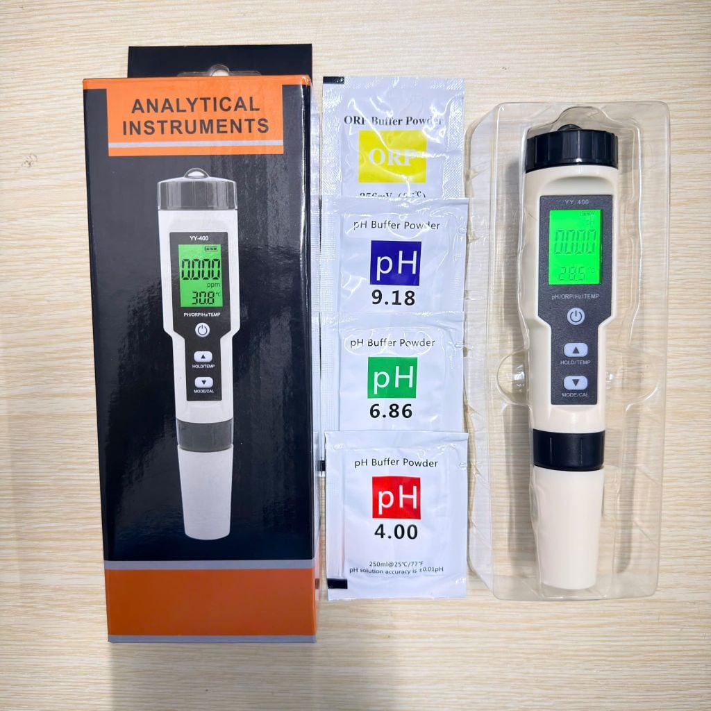 Bút đo Hydrogen, Orp, PH 4 in 1 YY-400 chuyên đo nước ion kiềm (có VAT)