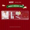 (New) Túi Quà Thần Tài Phiên Bản Nhà Đất Merzy Holiday’25 Bundle Bag – Brown (Phân loại Gương Mini hoặc Cọ môi)