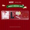 (New) Túi Quà Thần Tài Phiên Bản Nhà Lửa Merzy Holiday’25 Bundle Bag – Red (Phân loại Gương Mini hoặc Cọ môi)