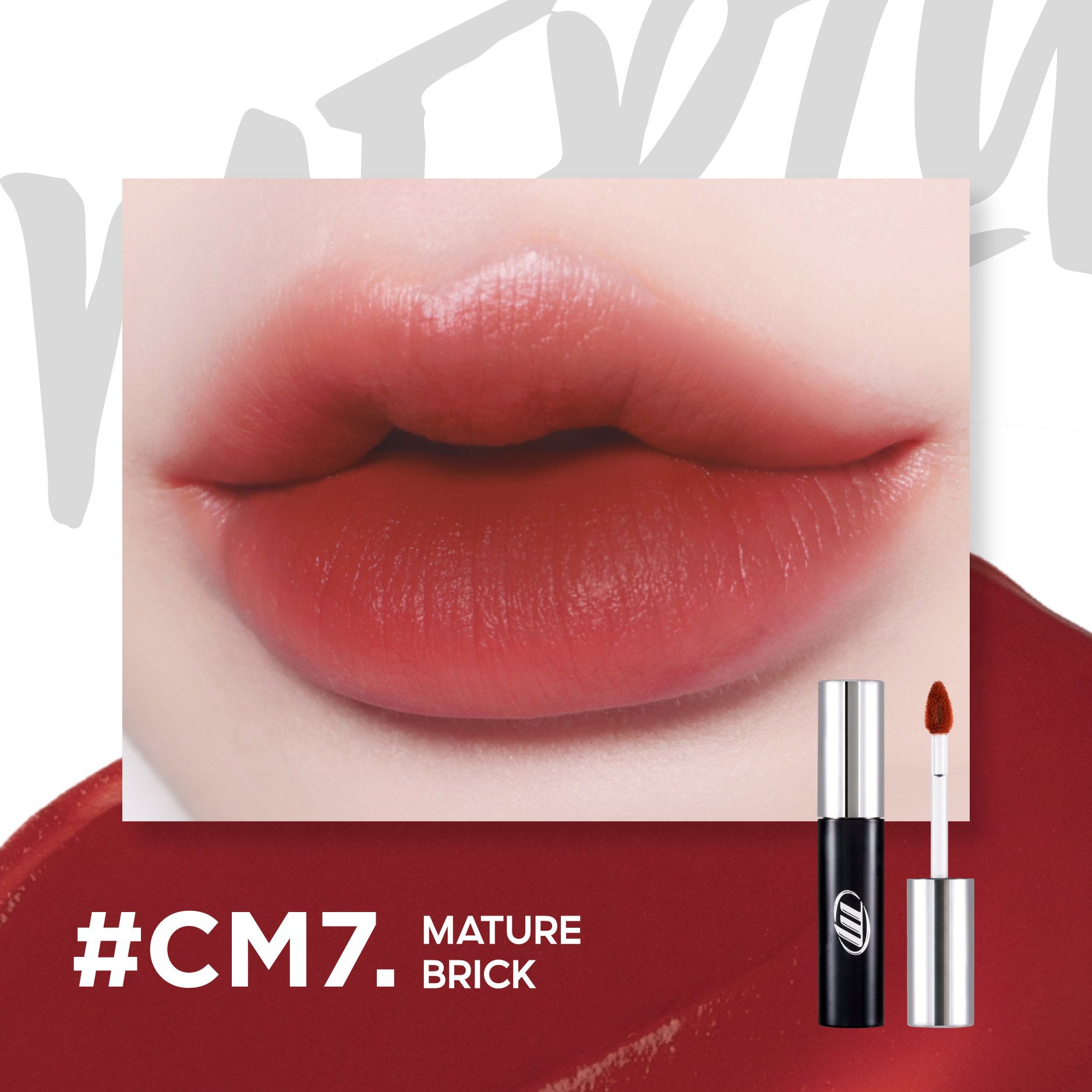 Son Kem Lì Merzy Cyber Mellow Tint #CM7 Mature Brick