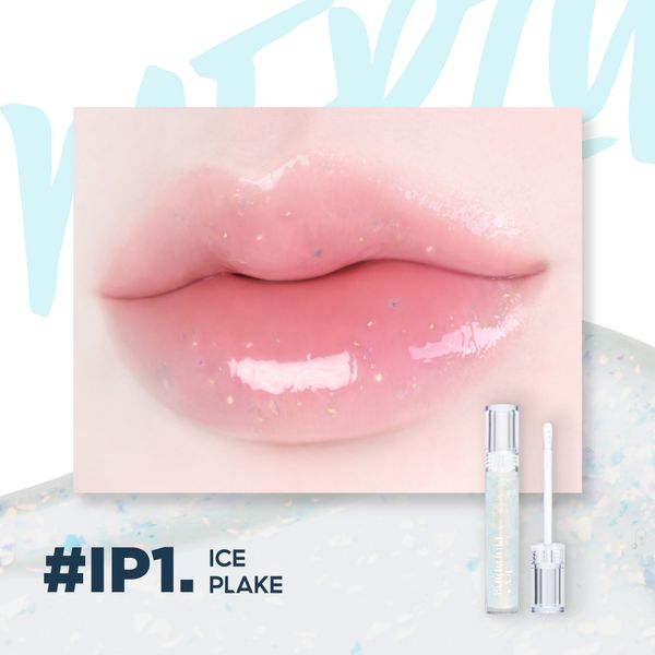 (New) Son Bóng Merzy Icy Plumping Lip Gloss IP1 Icy Flake