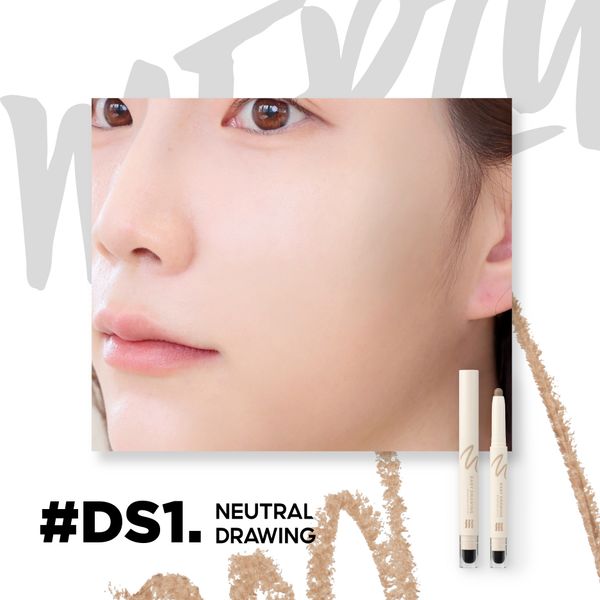 (New) Bút Tạo Khối Hai Đầu Merzy Easy Drawing Shading Stick DS1 Neutral Drawing