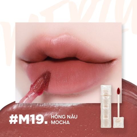 (New) Son Kem Lì Merzy Puffer Mellow Tint #M19 Mocha Latte