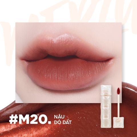 (New) Son Kem Lì Merzy Puffer Mellow Tint #M20 Fig Glaze