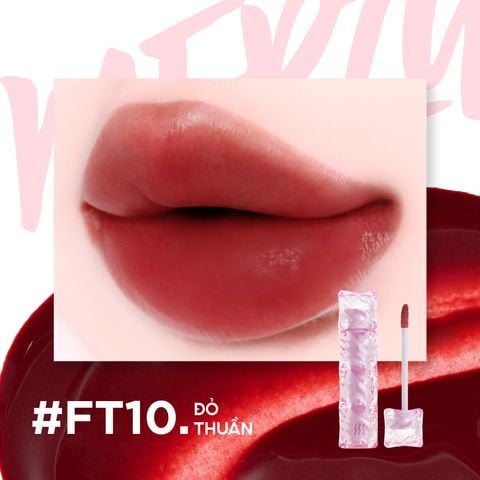 (New) Son Tint Lì Merzy Water Fit Blur Tint #FT10 Red Classy