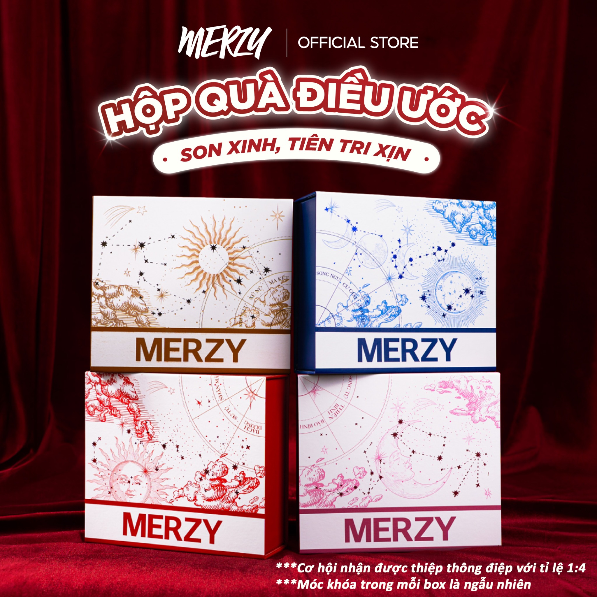 (New) Hộp Quà Điều Ước Merzy Holiday 25 PR BOX (Trọn Bộ 4 Box)