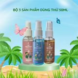 combo 3 chai xịt khử mùi vệ sinh chai 50ml