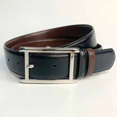 Dây lưng nam da bò 3.4cm khoá kim Richard RC084BB