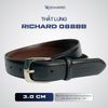 Dây lưng nam da bò 3.0 cm khóa kim Richard RC088BB