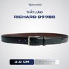 Dây lưng nam da bò 3.0 cm khóa kim Richard RC099BB