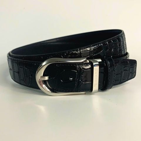 Dây lưng nam vân cá sấu 3.4cm khoá kim Richard RC039BCS