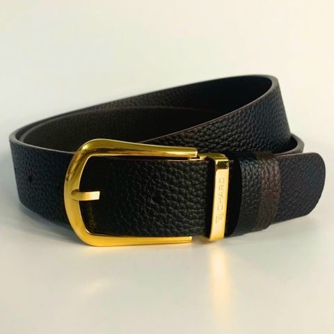 Dây lưng nam da bò 3.4cm khoá kim Richard RC061AKV