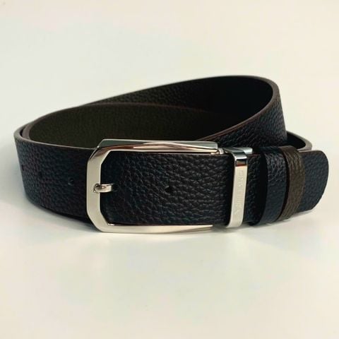 Dây lưng nam da bò 3.4cm khoá kim Richard RC079BKV