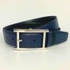 Dây lưng nam da bò vân Saffiano 3.4 cm mặt khóa thép không gỉ RC084BSX