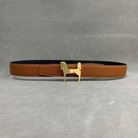 Dây lưng da bò bản nhỏ 3.2 cm - Phong cách doanh nhân