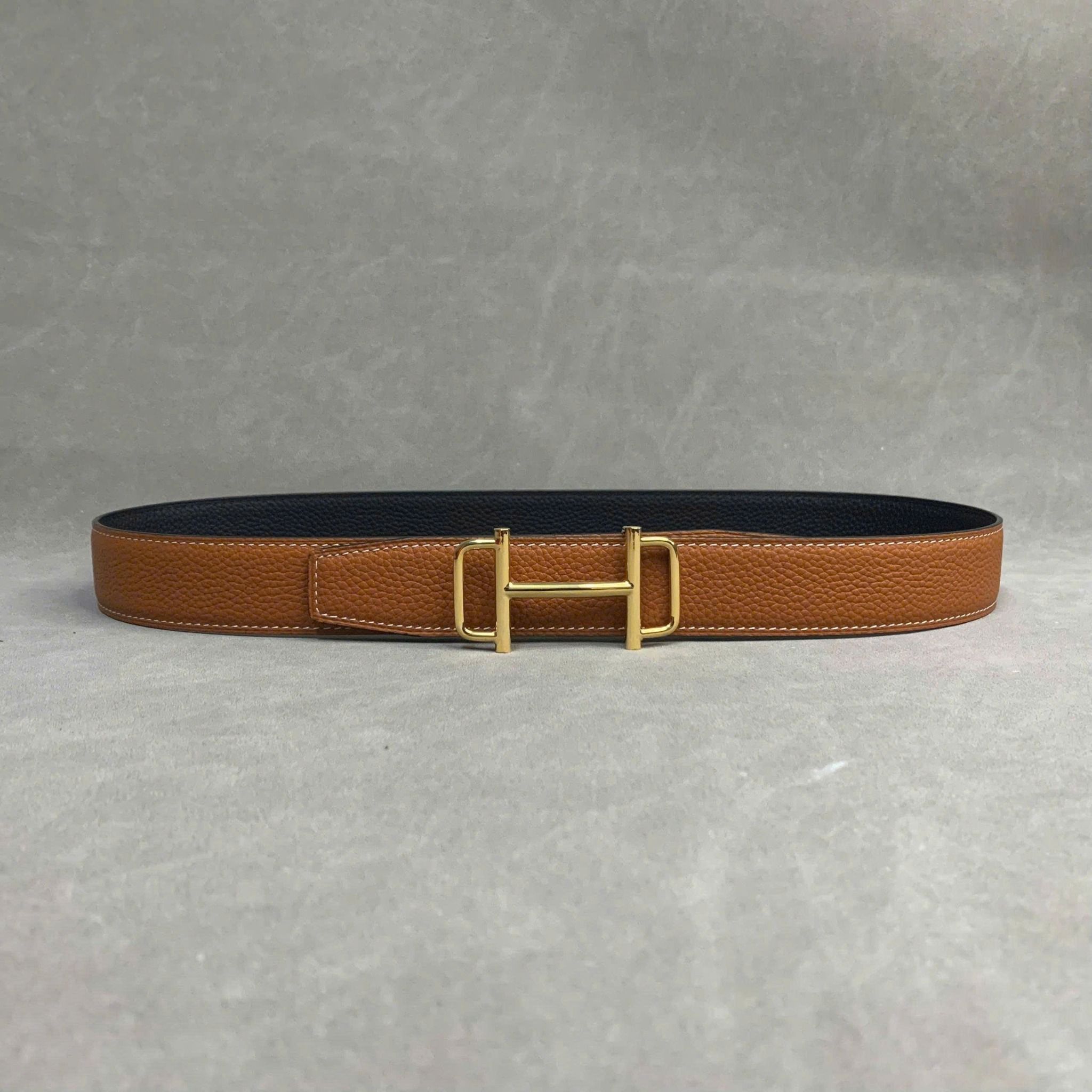 Dây lưng nam da bò cao cấp bản 3.2 cm - H003AB