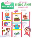 Bé Vui Học Tiếng Anh Cùng Sticker (Cuốn lẻ)