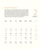 Lịch Để Bàn Thư Pháp Làng Mai - Bính Ngọ 2026 - Lòng Đất Nở Hoa Trời